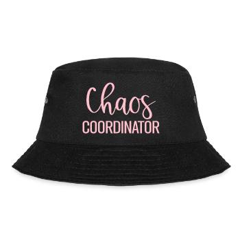 Chaos Coordinator Lustiges Mama Mutter - Bucket Hat - Schwarz - Vorne - Lela (165cm)
