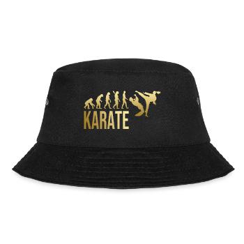 Evolution Karate - Bucket Hat - Schwarz - Vorne - Lela (165cm)
