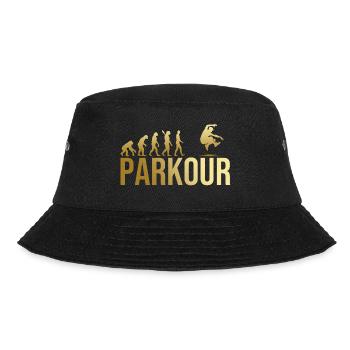 Evolution Parkour - Bucket Hat - Schwarz - Vorne - Lela (165cm)