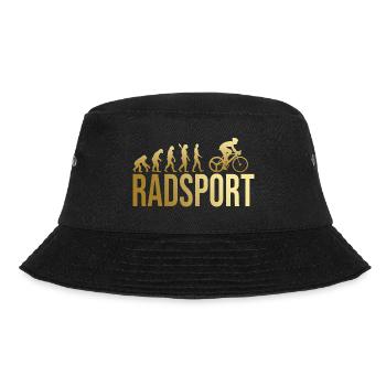 Evolution Radsport - Bucket Hat - Schwarz - Vorne - Lela (165cm)