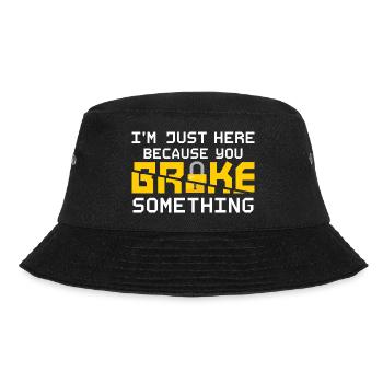 I'm My Family's Unpaid Tech Support IT Sysadmin Co - Bucket Hat - Schwarz - Vorne - Lela (165cm)