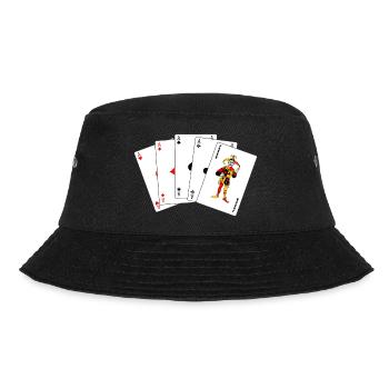 Cinq cartes Carré - Bob - noir - Devant - Lela (165cm)