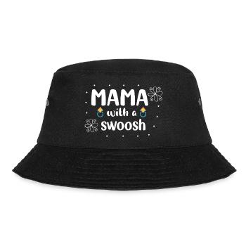 Mama with a swoosh - Bucket Hat - black - Front - Lela (165cm)
