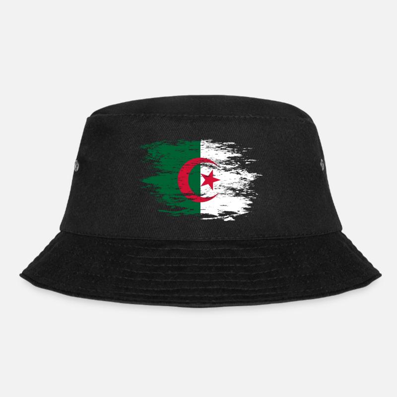Drapeau de l’Algérie utilisé - Bob - noir