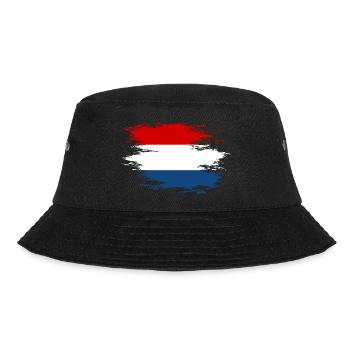 Holland flag used design - Bucket Hat - black - Front - Lela (165cm)