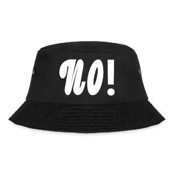 No - Bucket Hat - Schwarz - Vorne - Lela (165cm)