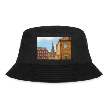 Marienkirche Osnabrück - Bucket Hat - Schwarz - Vorne - Lela (165cm)