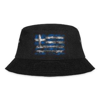 Greece Vintage - Bucket Hat - black - Front - Lela (165cm)