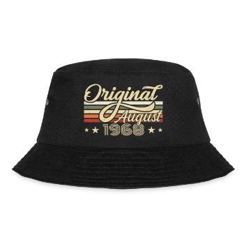 August 1968 birthday August 1968 - Original 1968 - Bucket Hat - black - Front - Lela (165cm)