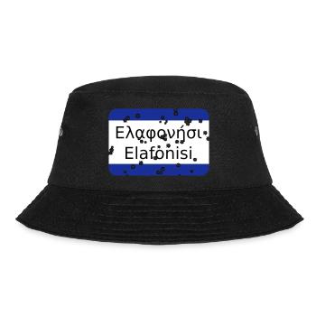 mg elafonisi - Bucket Hat - Schwarz - Vorne - Lela (165cm)