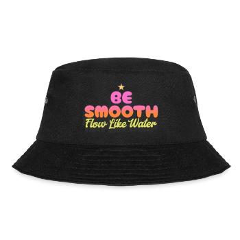 Be Smooth Flow Like Water - Bucket Hat - black - Front - Lela (165cm)