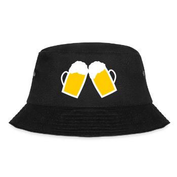 Beer Beer Glasses Father's Day Gift Dad - Bucket Hat - black - Front - Lela (165cm)