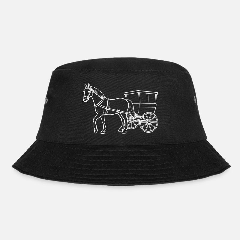 Nostalgic Ride - Cheval avec calèche - Bob - noir
