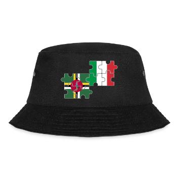 Dominica Italy Flag Dominicans - Bucket Hat - black - Front - Lela (165cm)