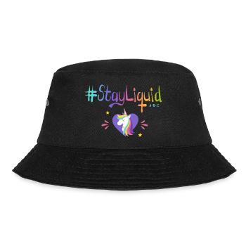 #Stayliquid Unicorn Heart - Bucket Hat - black - Front - Lela (165cm)