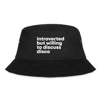 Diskothek - Bucket Hat - Schwarz - Vorne - Lela (165cm)