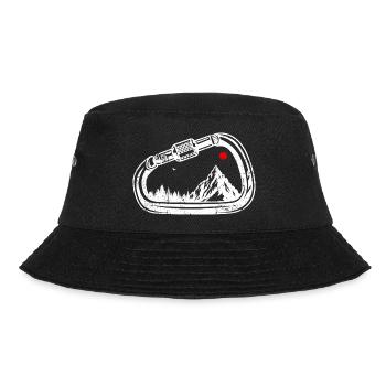 Alpine Ridge Carabiner Graphic - Bucket Hat - black - Front - Lela (165cm)