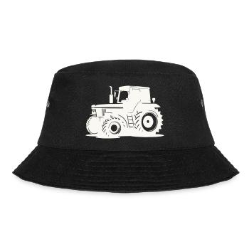 Traktor - Bucket Hat - Schwarz - Vorne - Lela (165cm)