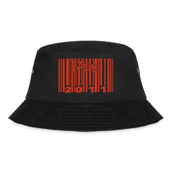 Vintage 2011 Born In 2011 14 Year Old Bar Code Anniversai - Bucket Hat - black - Front - Lela (165cm)