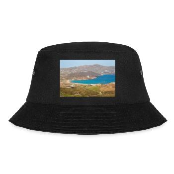 Paralia Ftelias Beach Mykonos Island South Aegean - Bucket Hat - black - Front - Lela (165cm)