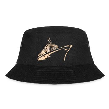 Cruise Ship Cruise Ship Luxury - Bucket Hat - black - Front - Lela (165cm)