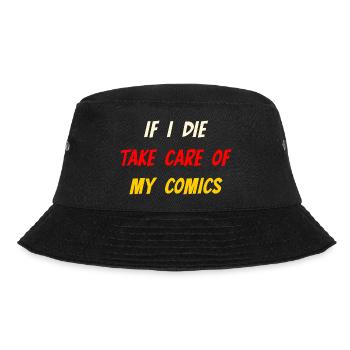 Comic-Sammler und Comic-Leser Liebhaber Lustig - Bucket Hat - Schwarz - Vorne - Lela (165cm)