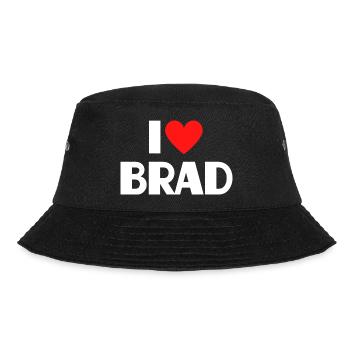 J'aime Brad Red Heart, fan du nom romantique - Bob - noir - Devant - Lela (165cm)