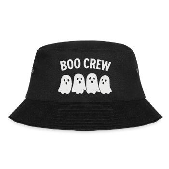 Halloween Boo Crew Geister Shirt Lustig - Bucket Hat - Schwarz - Vorne - Lela (165cm)