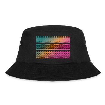 FUCK THIS SHIT - Sarcasm, Funny Message - Bucket Hat - black - Front - Lela (165cm)