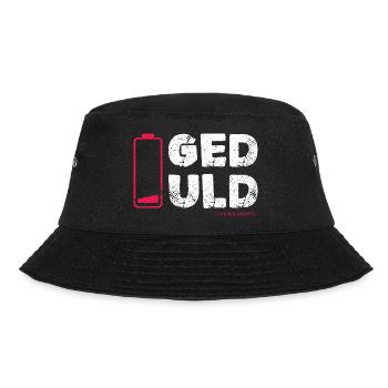 Patience – not my core competence Statement - Bucket Hat - black - Front - Lela (165cm)
