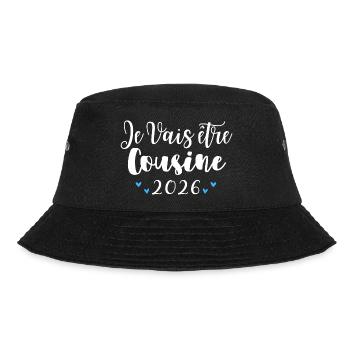 Je Vais Être Cousin 2026 Annonce Grossesse - Bob - noir - Devant - Lela (165cm)