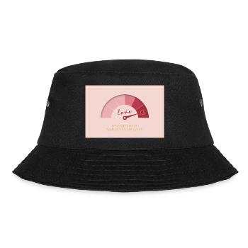 Measure Life in Moments of Love - Bucket Hat - Schwarz - Vorne - Lela (165cm)
