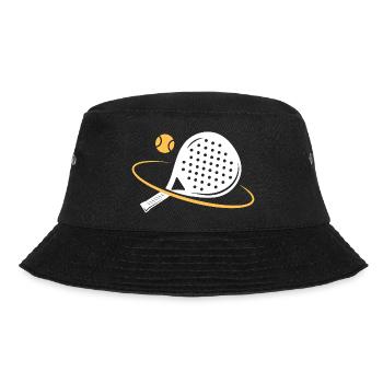 Ich kann kein Padel haben - Bucket Hat - Schwarz - Vorne - Lela (165cm)