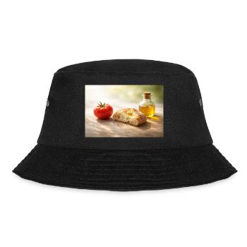 Tomato. Bread. Oil. - Bucket Hat - black - Front - Lela (165cm)