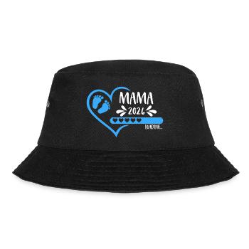 Mom 2026 loading heart version boy blue - Bucket Hat - black - Front - Lela (165cm)