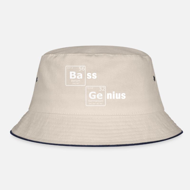 Bass Genius Periodensystem PSE Elemente Nerd Bucket Hat