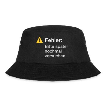 Fehler: Bitte noch einmal versuchen Informatik - Bucket Hat - Schwarz - Vorne - Lela (165cm)