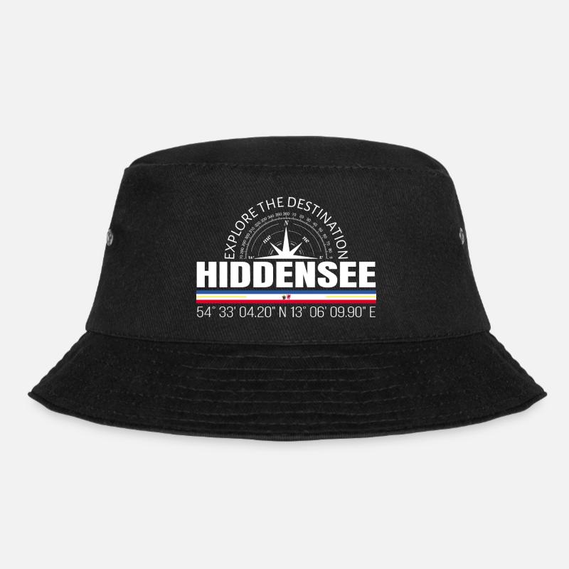 Hiddensee - Bucket Hat - Schwarz