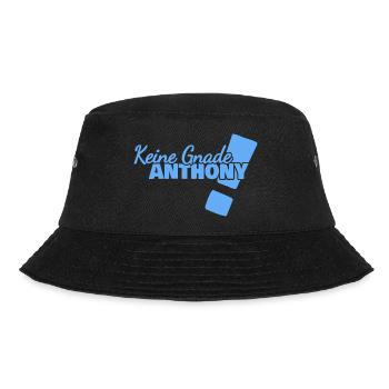 Spruch Anthony - Bucket Hat - Schwarz - Vorne - Lela (165cm)