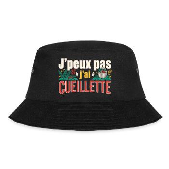 J'peux pas j'ai cueillette - Bob - noir - Devant - Lela (165cm)