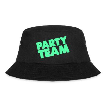 Partyteam Neon Glow - Bucket Hat - Schwarz - Vorne - Lela (165cm)