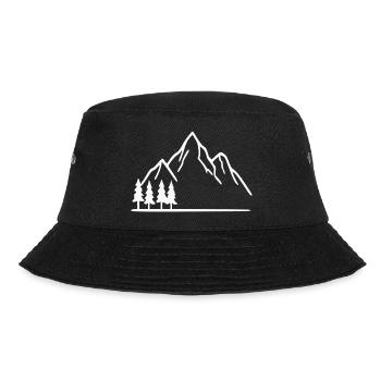 Mountain Hiking Mountaineering Gift - Bucket Hat - black - Front - Lela (165cm)