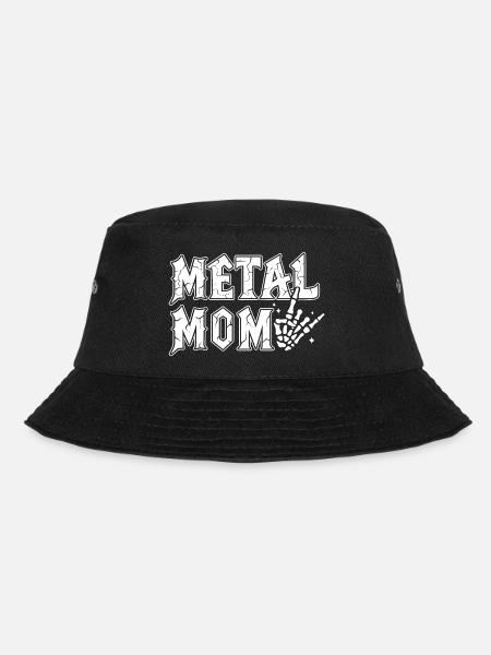 Metal Mom Cadeau Maman Heavy Metal Rock - Bob - noir