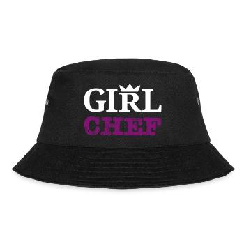Girl Chef - Design statement & typographie - Bob - noir - Devant - Lela (165cm)