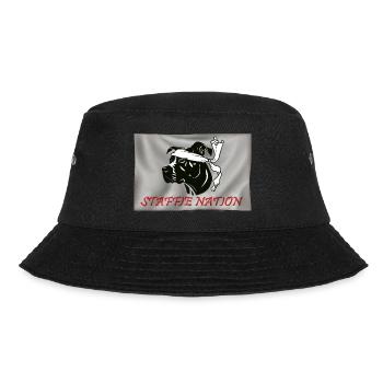 Staffie Nation - 059 - Bucket Hat - black - Front - Lela (165cm)