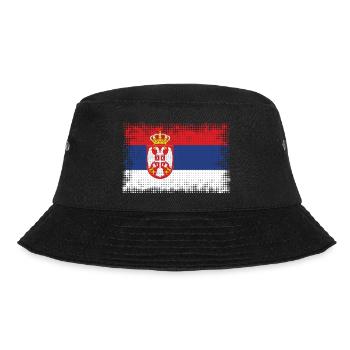 Country Serbia - Bucket Hat - black - Front - Lela (165cm)