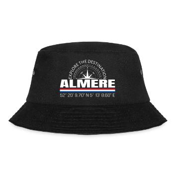 Almere - Bucket Hat - Schwarz - Vorne