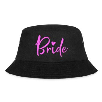 bride - Bucket Hat - Schwarz - Vorne