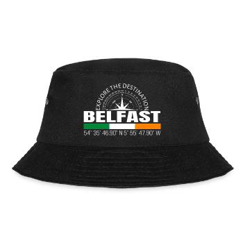 Belfast - Bucket Hat - Schwarz - Vorne