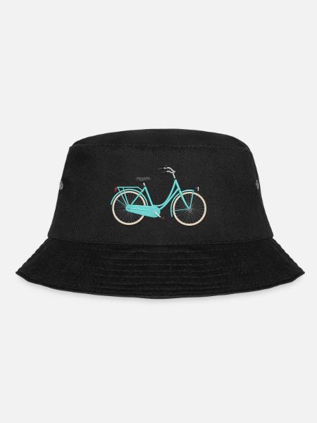 Hollandrad tuerkis - Bucket Hat - Schwarz